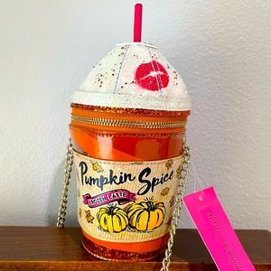 Betsey Johnson Pumpkin Spice Crossbody!